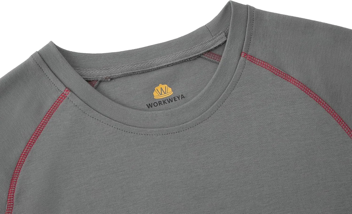 WORKWEYA FR Shirts Flame Resistant Shirt 6.5oz Men's NFPA 2112/CAT2 Long Sleeve Shirt