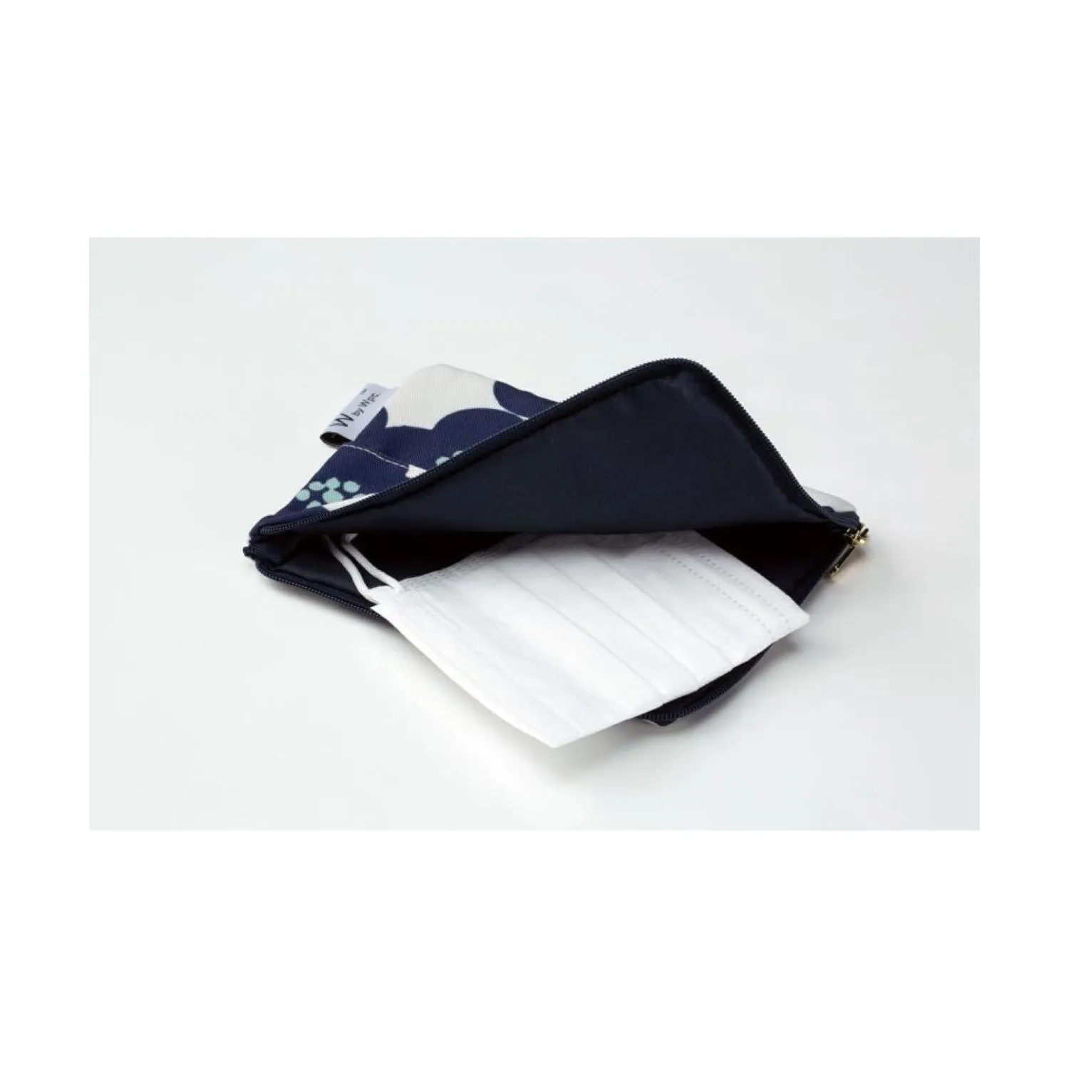 WPC Small Tissue Pouch (Flower And Bird Gray)