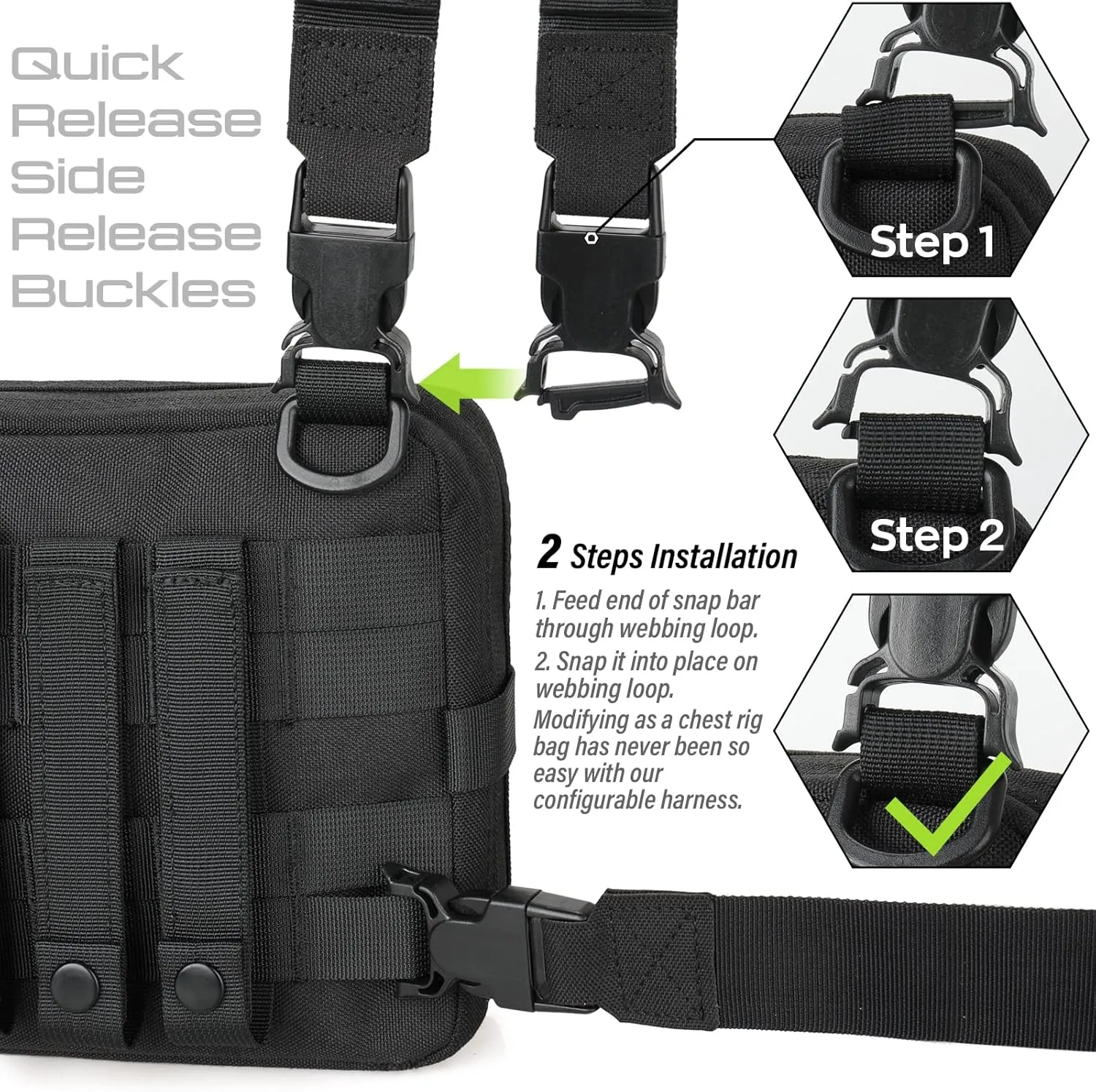 WYNEX Tactical Molle Admin Pouch of Laser Cut Design, Utility Pouches Molle Attachment Military Medical EMT Organizer with Map Pocket EDC EMT Pack IFAK Tool Holder Universal U.S.A Patch Included
